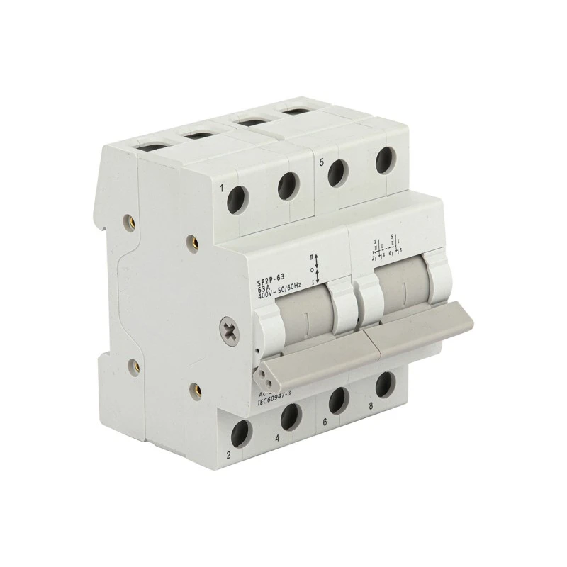 DIN-kiskon vaihtokytkin 125A